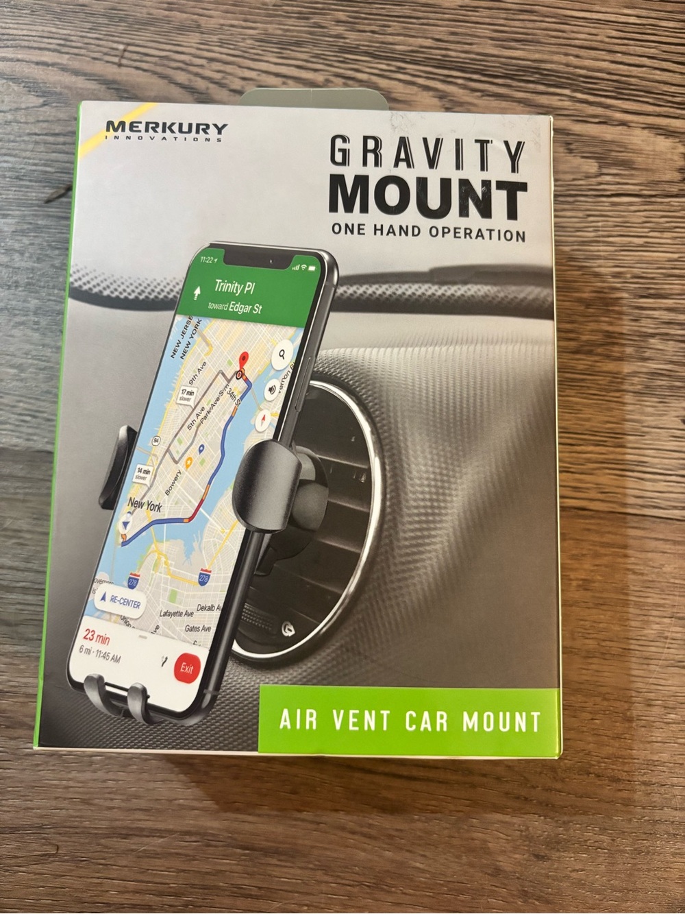 Mercury Innovations Gravity Air Vent Car Mount - Black